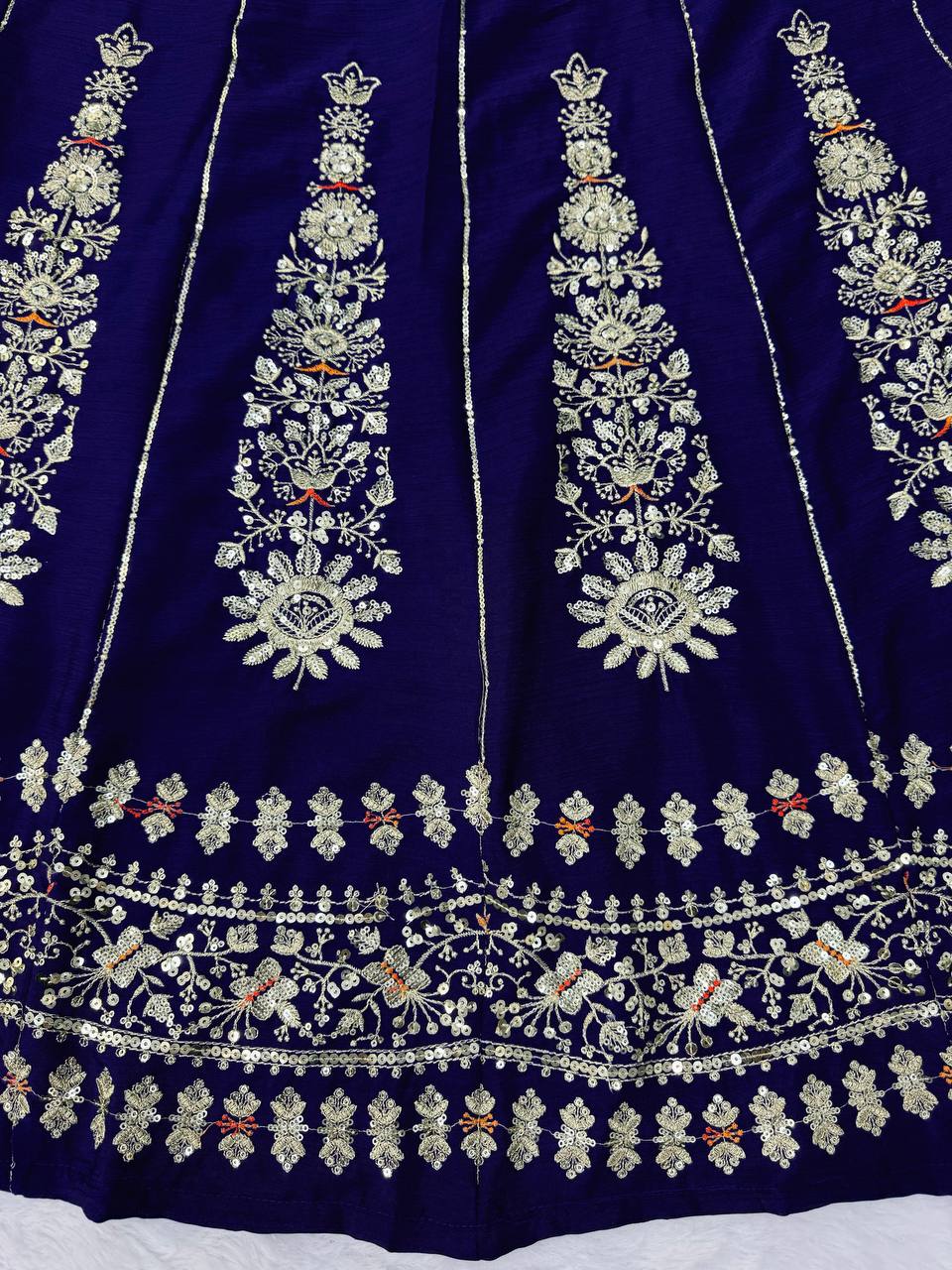 Radiant Rani Pink Silk Lehenga Choli Adorned with Opulent Heritage Floral Motifs and Intricate Zari Borders